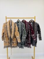 Veste ceinturée ethnique – Image 2