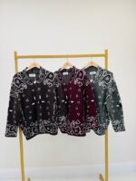Veste à zip ethnique – Image 2