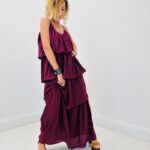 Robe volant bretelles réglables