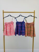 Top seersucker motif madras – Image 2