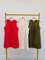 Robe chasuble détail boutons – Image 2