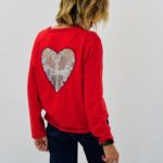 Pull fine maille détail dos dentelle