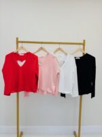 Pull fine maille détail dos dentelle – Image 2
