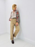 Blouse rayée brodée détail sequins – Image 7
