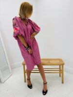 Robe rayée ceinturée – Image 3