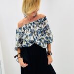 Top col bardot