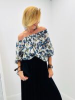 Top col bardot