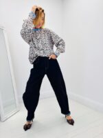 Jean coupe barrel stassé - Marque ANGE – Image 9