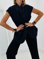 Blazer sans manches Col entonnoir – Image 6