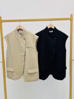 Blazer sans manches Col entonnoir – Image 2