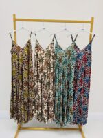 Robe imprimée fines bretelles – Image 2