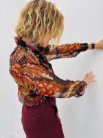 Chemise imprimée bohème - Marque ANGE – Image 5