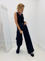 Jeans Paillettes Coupe Palazzo - Marque ANGE – Image 3