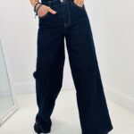 Jeans Paillettes Coupe Palazzo - Marque ANGE