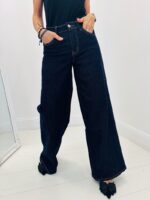 Jeans Paillettes Coupe Palazzo - Marque ANGE