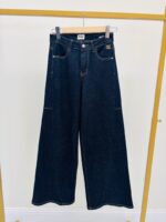 Jeans Paillettes Coupe Palazzo - Marque ANGE – Image 2