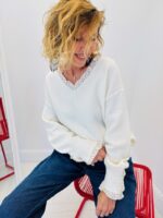 Pull col dentelle – Image 6