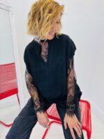 Pull et Dentelle 2 en 1