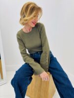 Pull manches longues avec boutons – Image 8