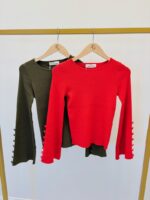 Pull manches longues avec boutons – Image 3