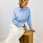 Chemise à plis élégante