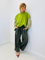 Pantalon large taille élastique – Image 3