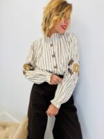 Chemise rayures brodée – Image 8