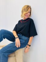 T-shirt Love Noir – Image 4