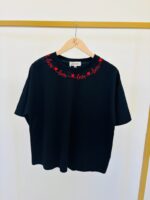 T-shirt Love Noir – Image 2