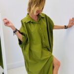 Robe oversize en coton