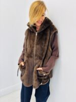 Gilet Capuche Fausse Fourrure – Image 6
