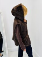 Gilet Capuche Fausse Fourrure – Image 7