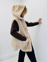 Gilet Capuche Fausse Fourrure – Image 3