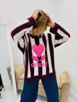 Pull Rayé Amour