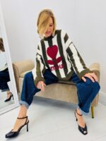 Pull Rayé Amour – Image 9
