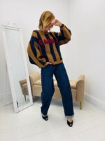 Pull Rayé Amour – Image 3