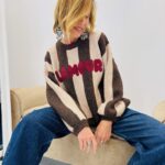 Pull Rayé Amour