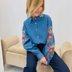 Chemise Denim Brodé