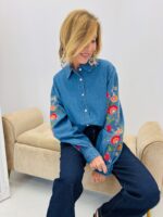 Chemise Denim Brodé