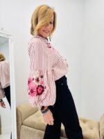 Chemise Rayures Brodée – Image 7