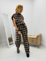 Pantalon Carreaux avec Foulard – Image 5