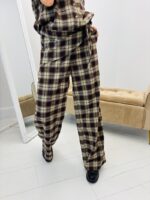 Pantalon Carreaux avec Foulard – Image 3