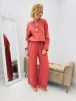 Pantalon large 100% coton – Image 6