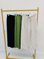 Pantalon large 100% coton – Image 2