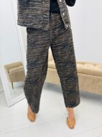 Jeans Imprimé Tigre Coupe Barrel