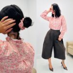Chemise Col Victorien à Fleurs – Image 6