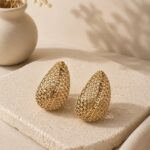 Boucles d'oreilles dorées