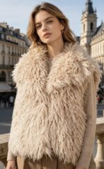 Gilet en Fausse Fourrure