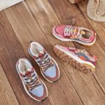Baskets multicolores