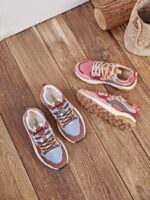 Baskets multicolores